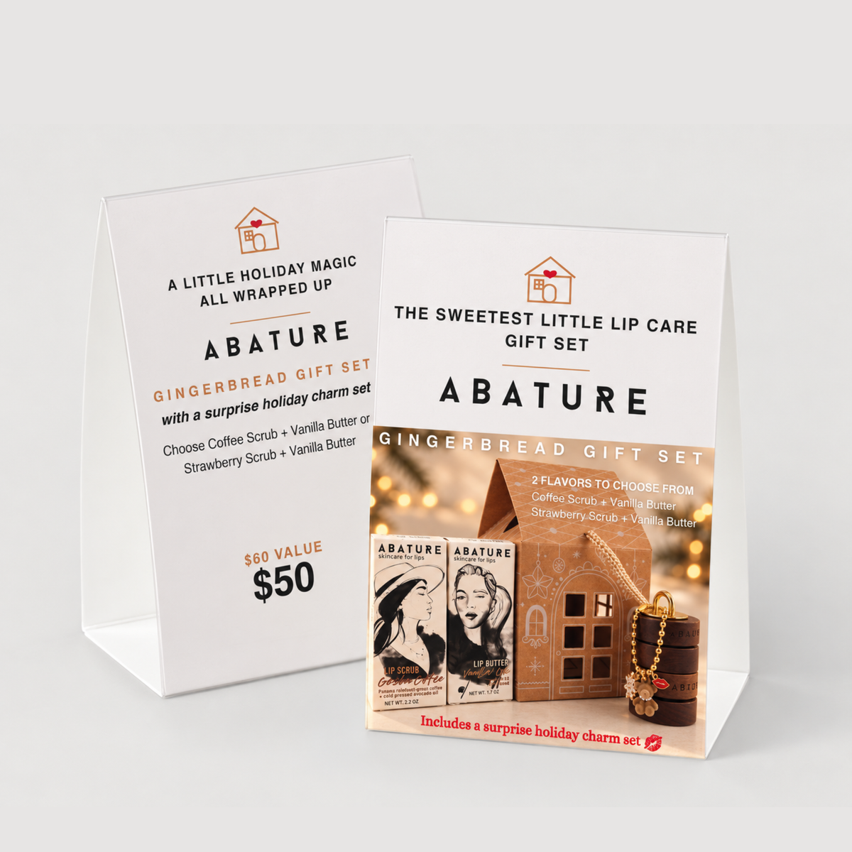 6pcs Gingerbread Holiday Gift Sets