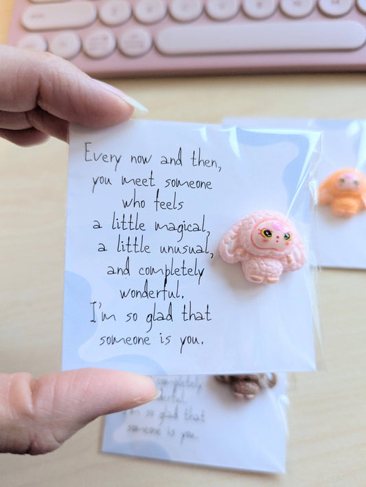 Friendship & Love Card with Bunny Figurine | Quirky Everyday