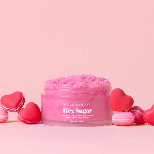 Hey, Sugar Body Scrub - Strawberry Macaron Discovery Size