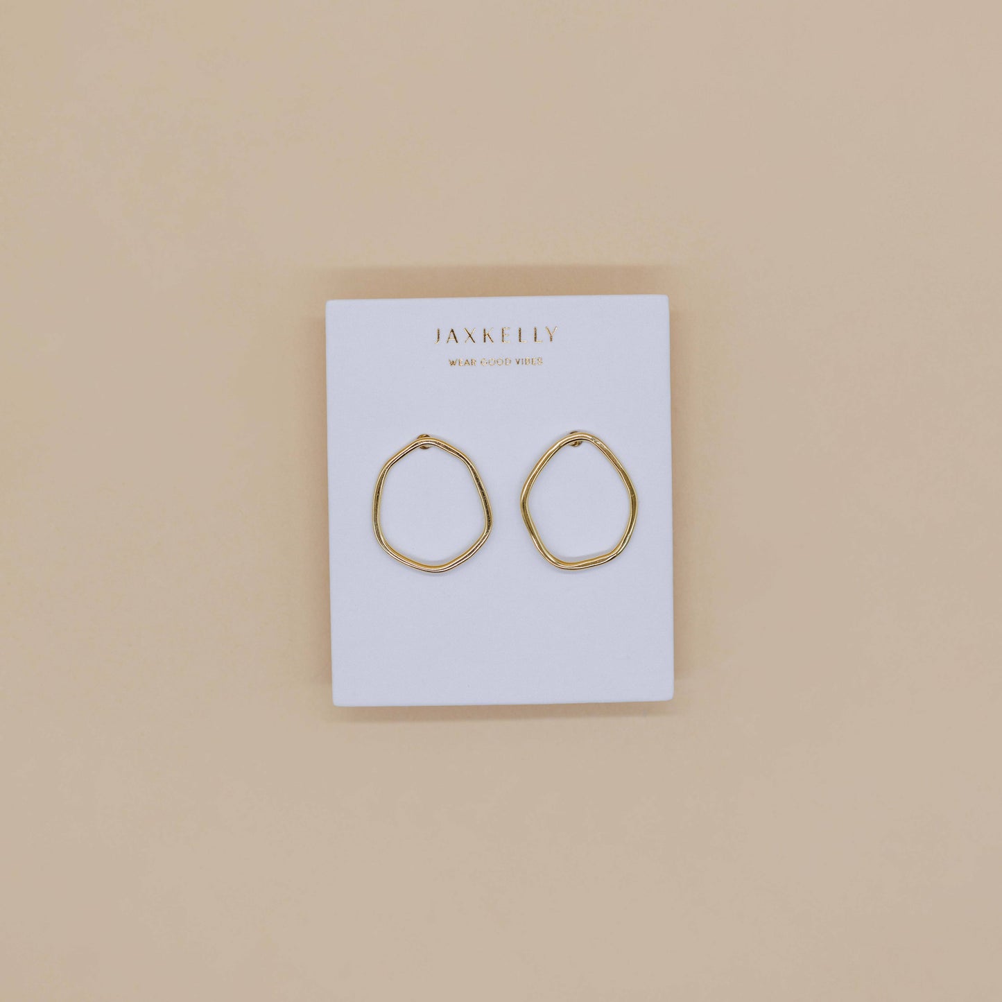 Gold Organic Hoop