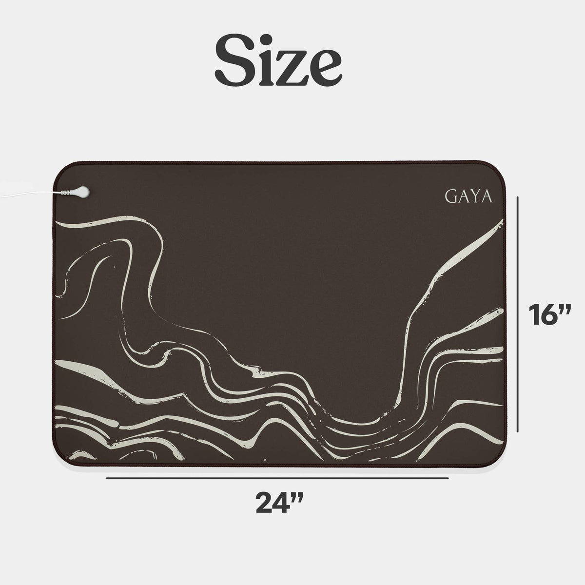 Grounding Mat - Meditation & Relaxation Accessory (Brown)