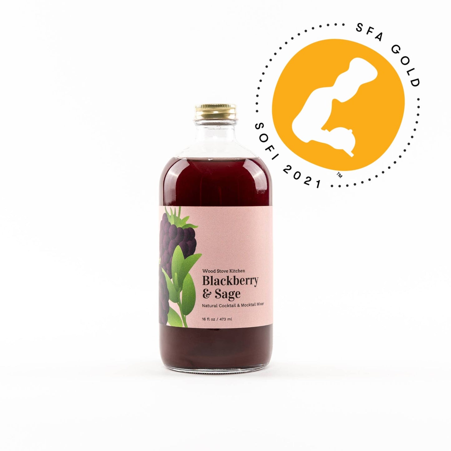 Blackberry & Sage Cocktail Mixer and Mocktail Mixer, 16 fl oz