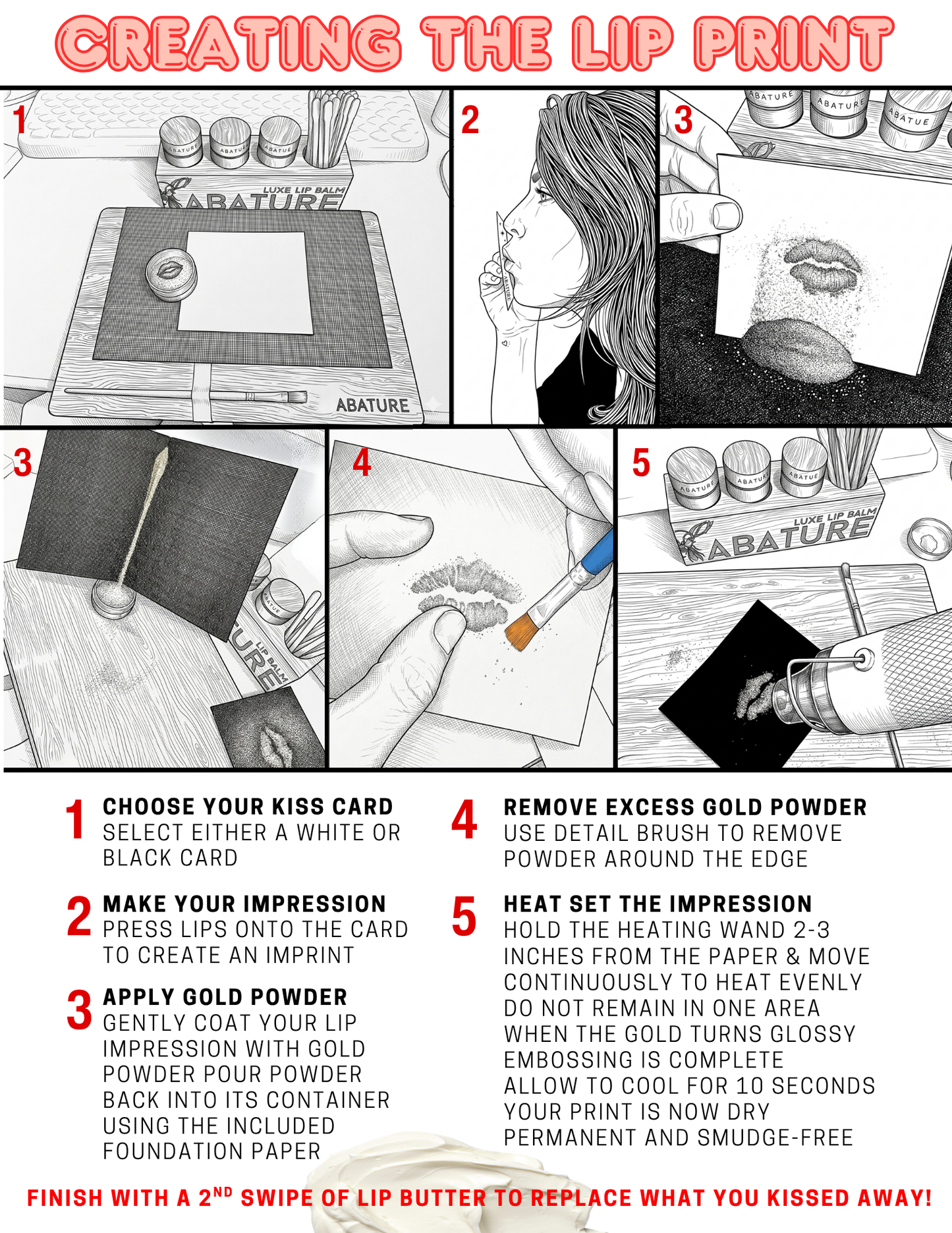 💋 Lip Print Reading Experience Kit