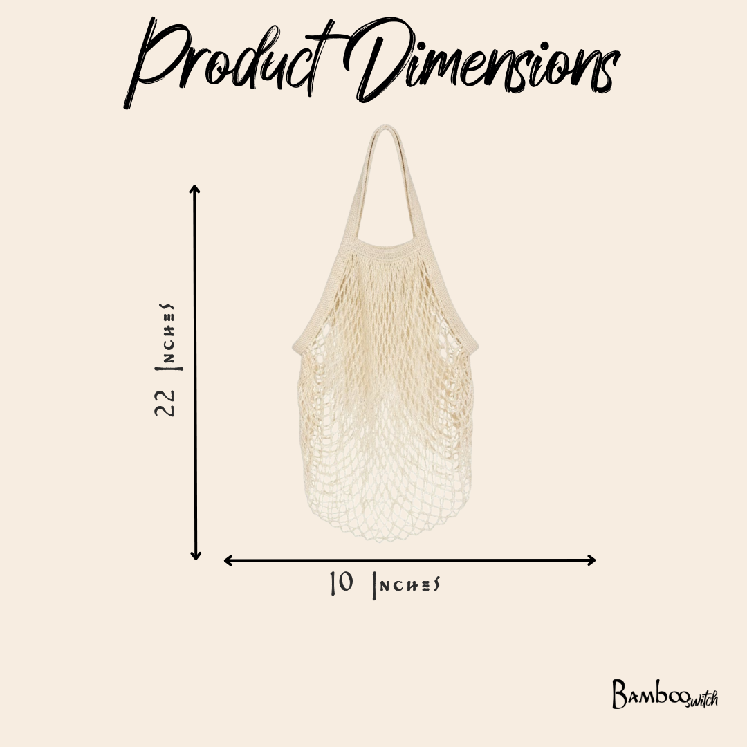 Organic Cotton Net Beach Bag | Summer Bestseller