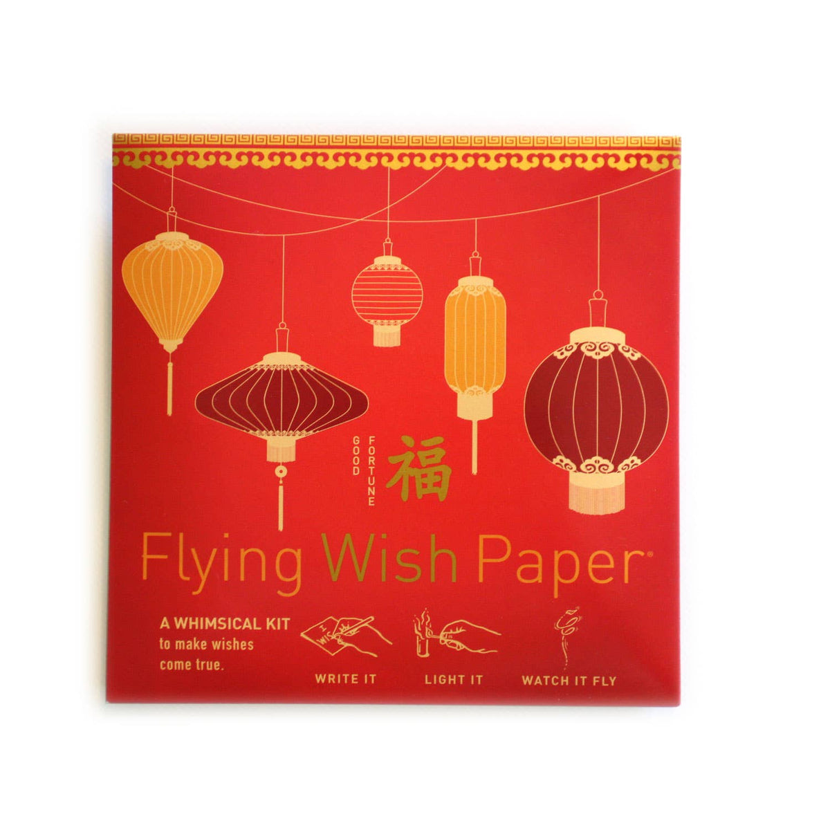 GOOD FORTUNE | Wish Paper Kit, Lunar New Year Good Luck Gift