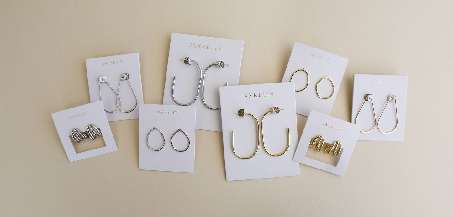 Gold Organic Hoop