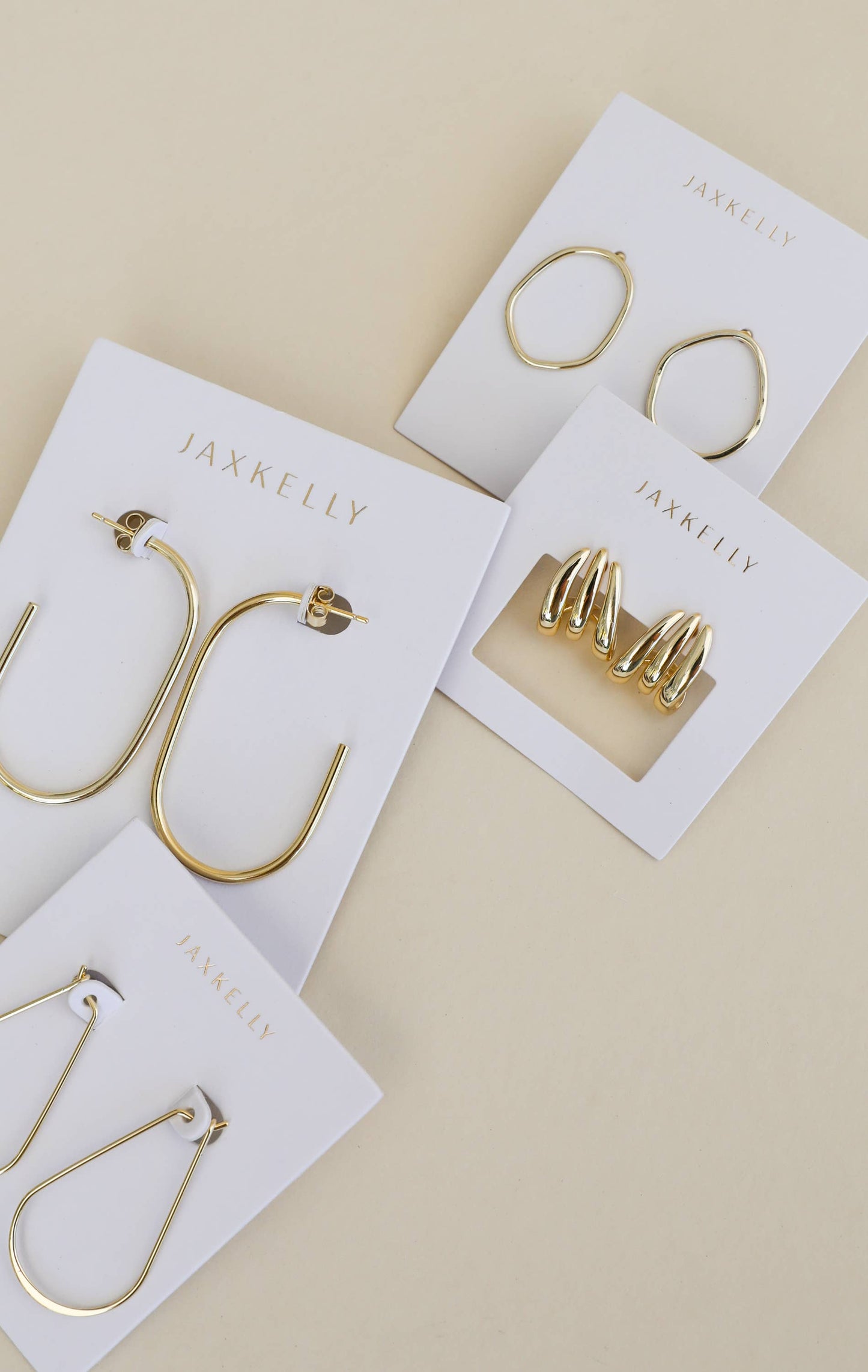 Gold Organic Hoop