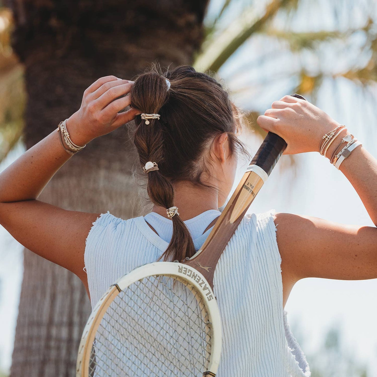 "Rise" Gold Sun Hair Tie Bracelets