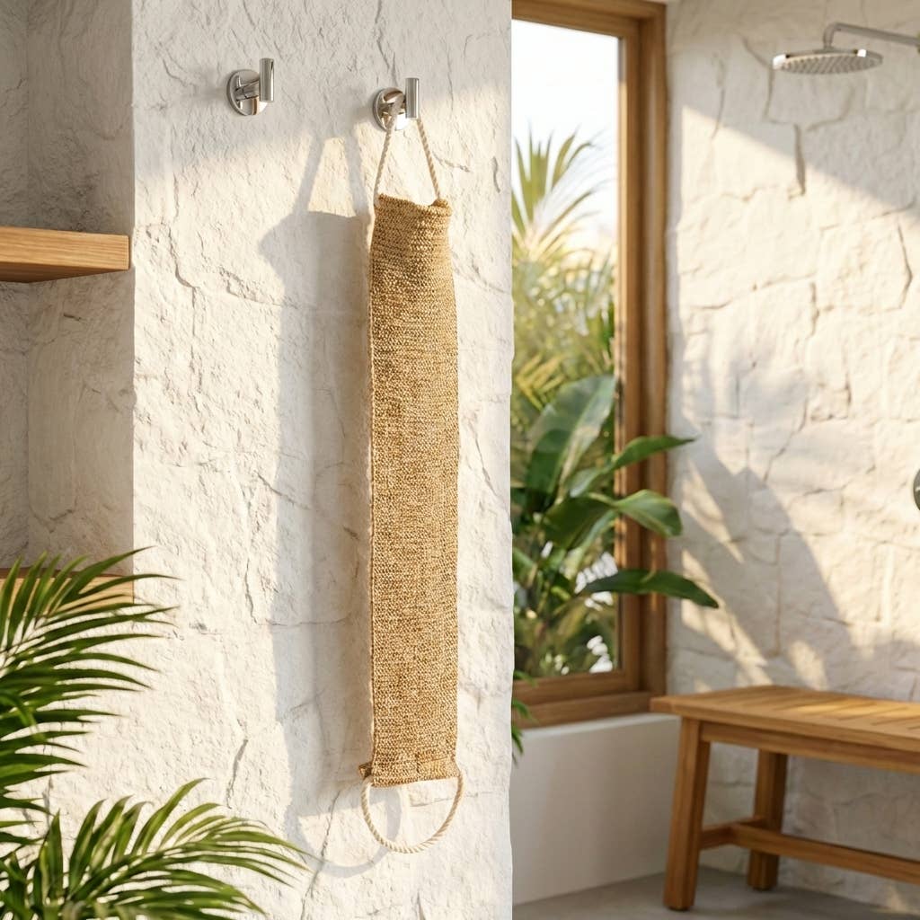 Sisal Linen Back Exfoliating Strap | Faire Market Bestseller