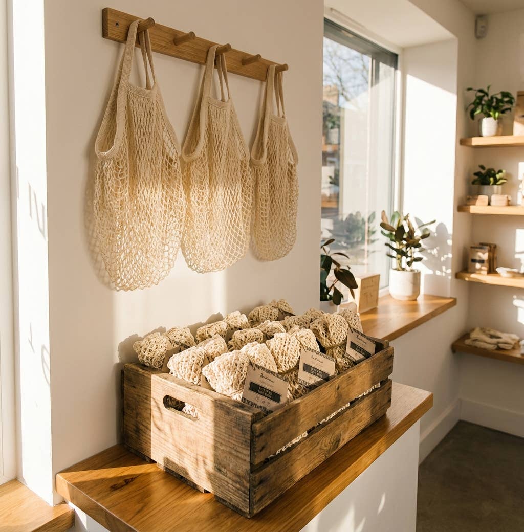 Organic Cotton Net Beach Bag | Summer Bestseller