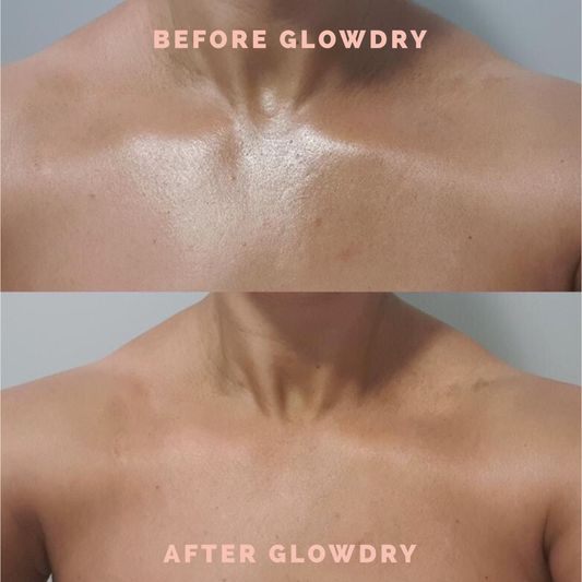 GlowDry Fake Tan Drying Powder - Starter Kit - 30g & Brush