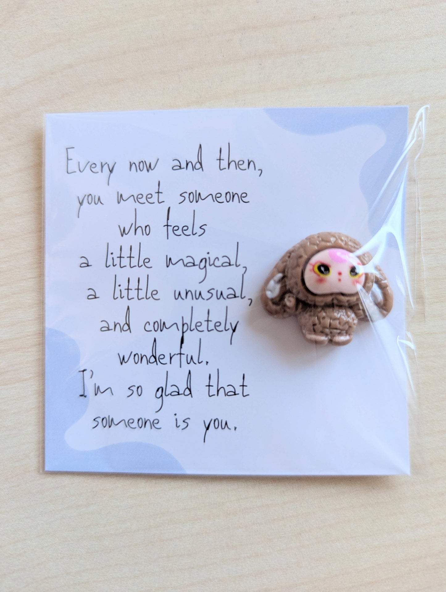 Friendship & Love Card with Bunny Figurine | Quirky Everyday