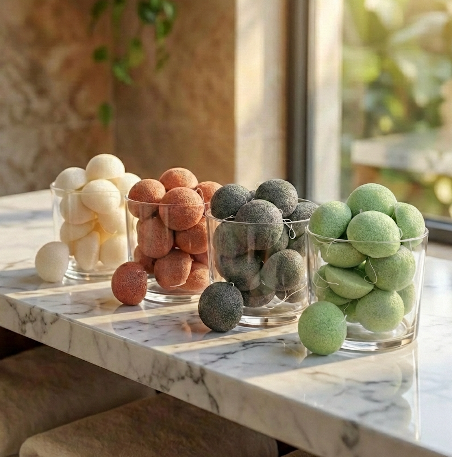 Natural Konjac Facial Cleansing Sponge | Faire Market