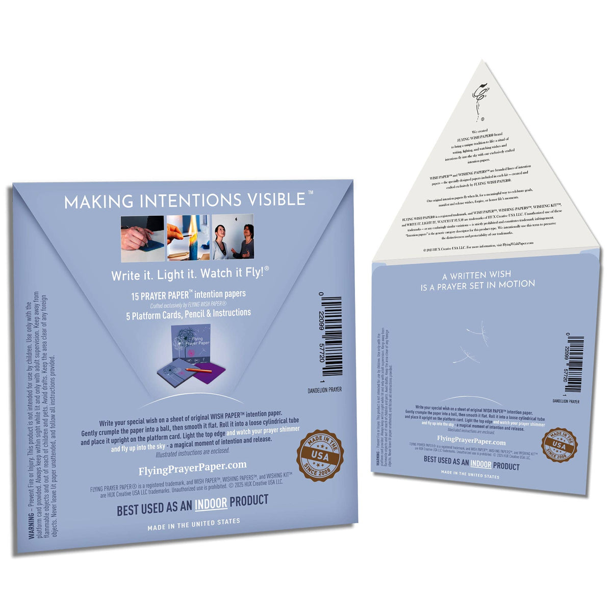 DANDELION PRAYERS | Wish Paper Kit, Prayer & Sympathy Gift