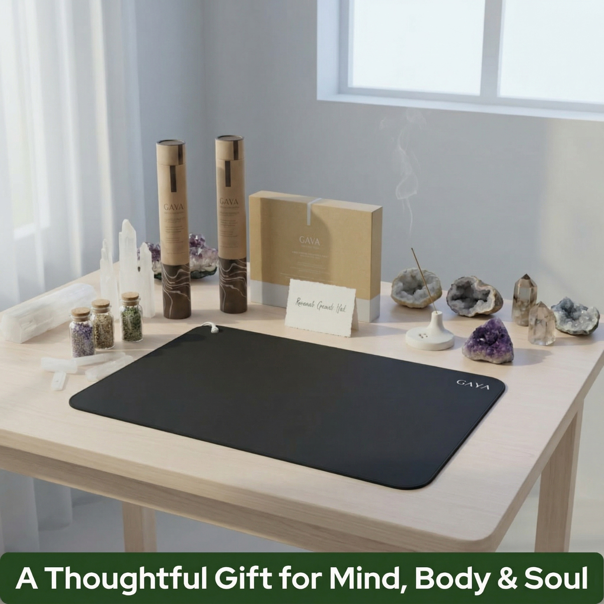 Grounding Mat - Improve Sleep & Reduce inflammation, Black