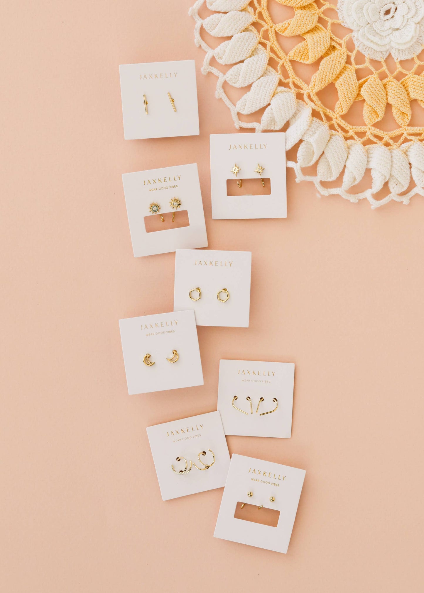 Minimalist - Bar - Gold Earrings