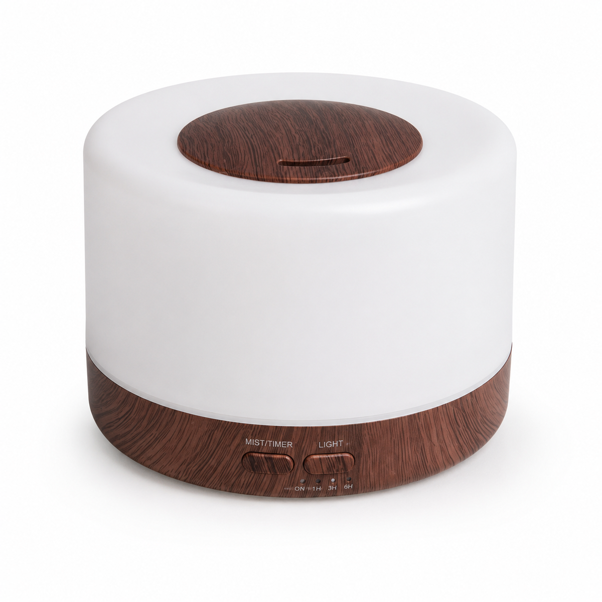 700ml Ultrasonic Home Diffuser, Dark Wood and White