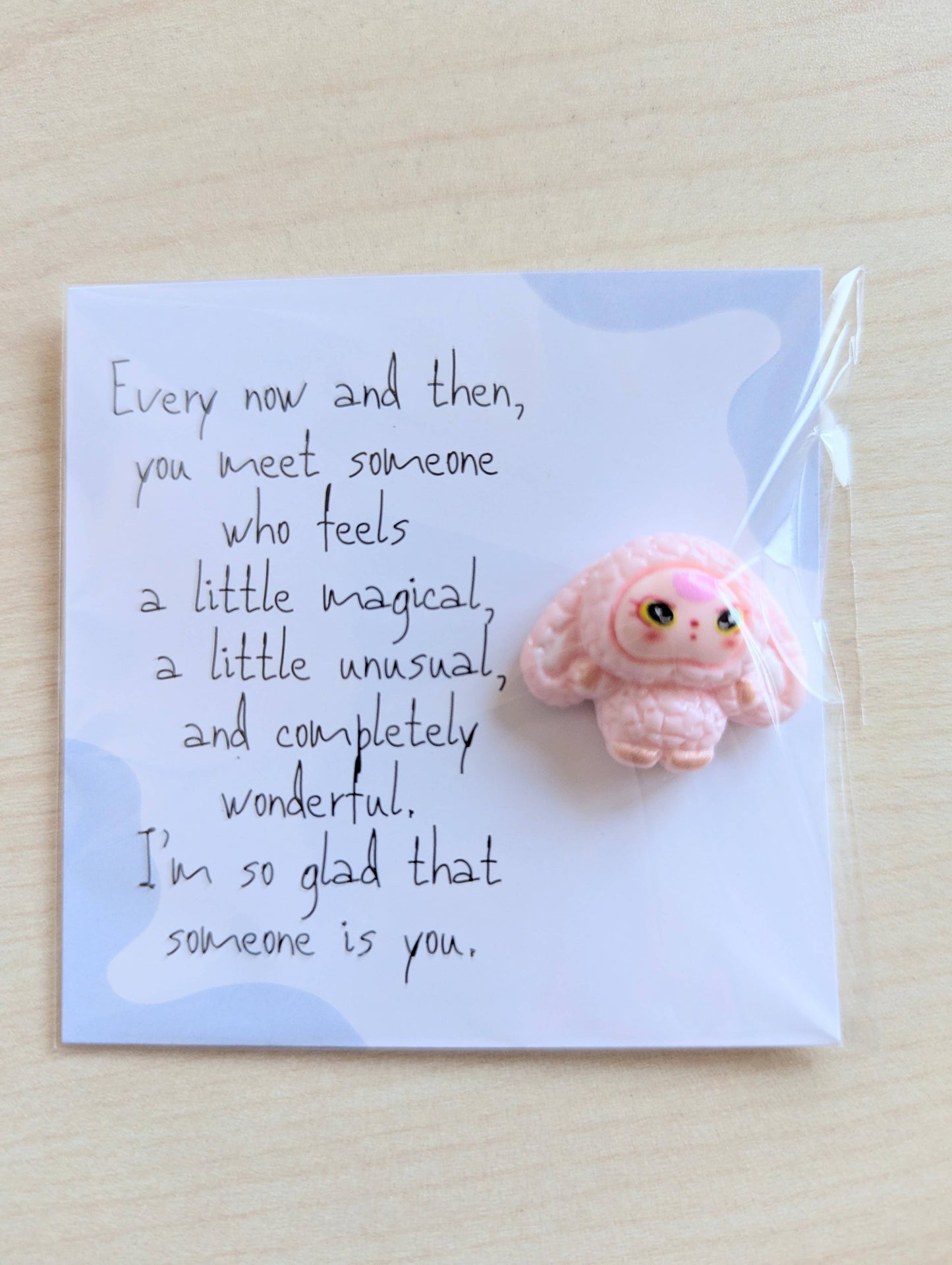 Friendship & Love Card with Bunny Figurine | Quirky Everyday