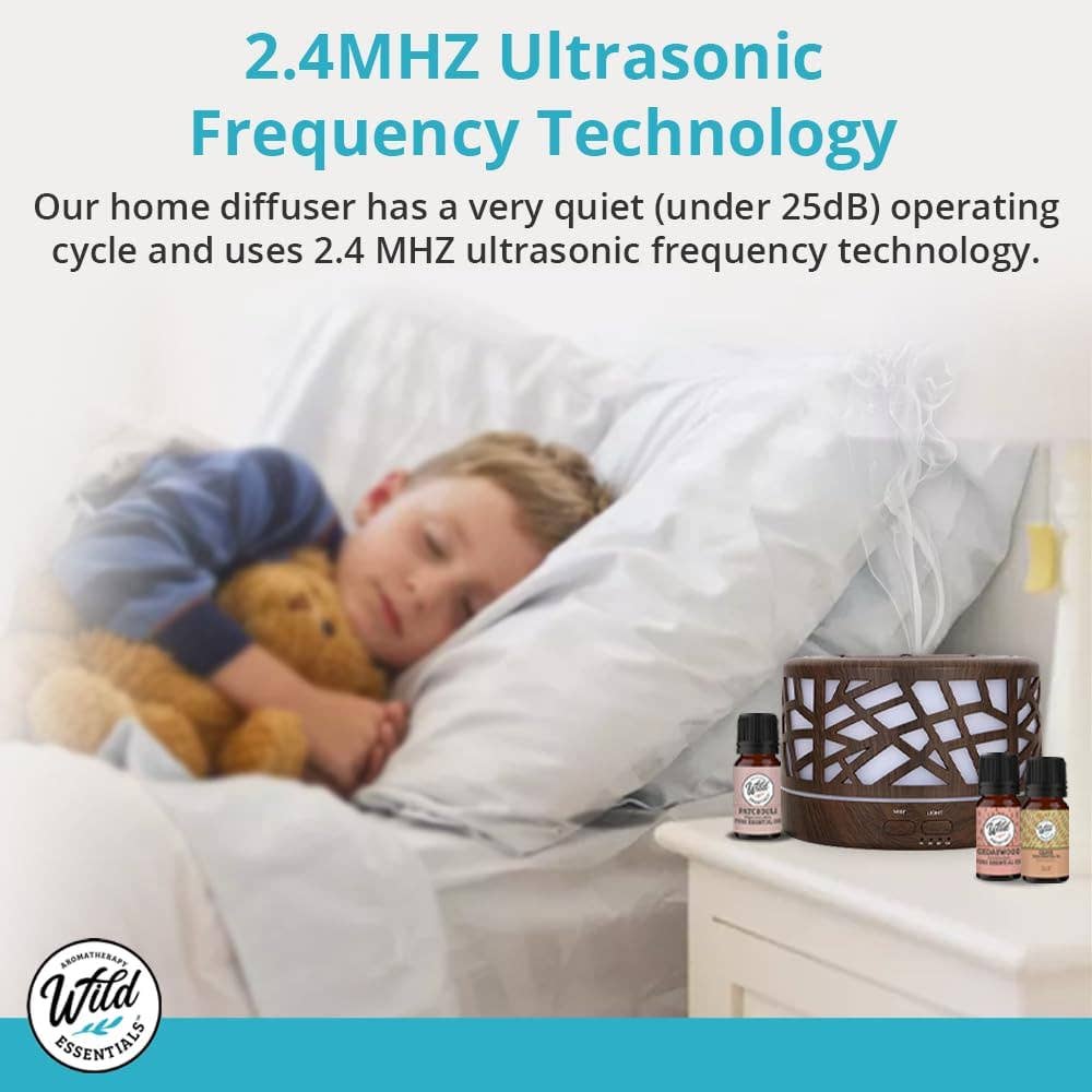 Designer 700ml Ultrasonic 5 in 1 Home Diffuser, Dark Trees