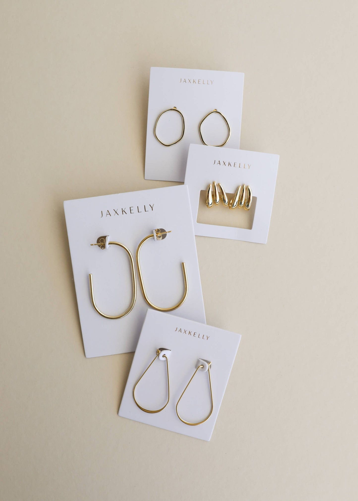 Gold Organic Hoop