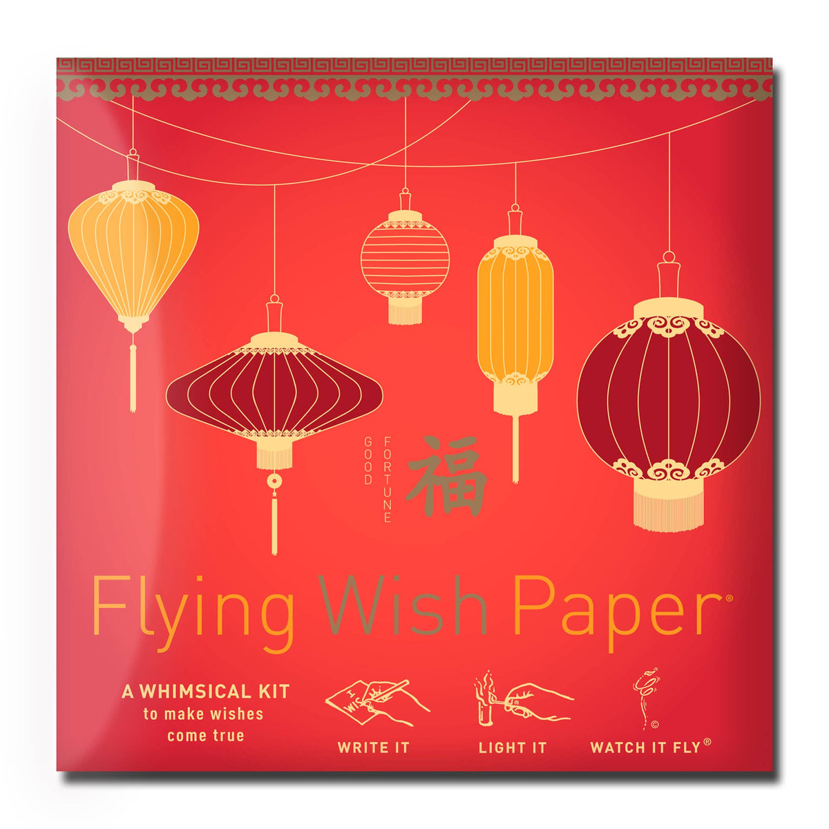 GOOD FORTUNE | Wish Paper Kit, Lunar New Year Good Luck Gift