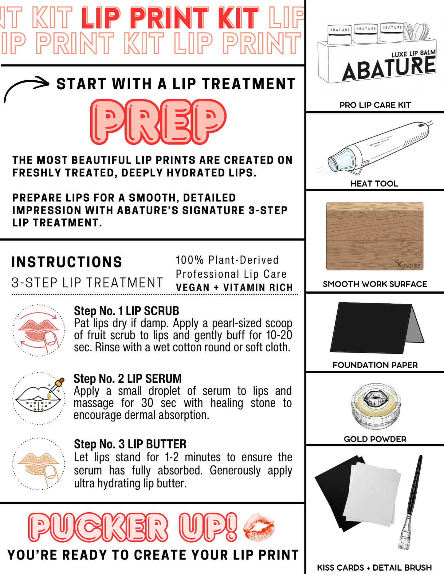 💋 Lip Print Reading Experience Kit